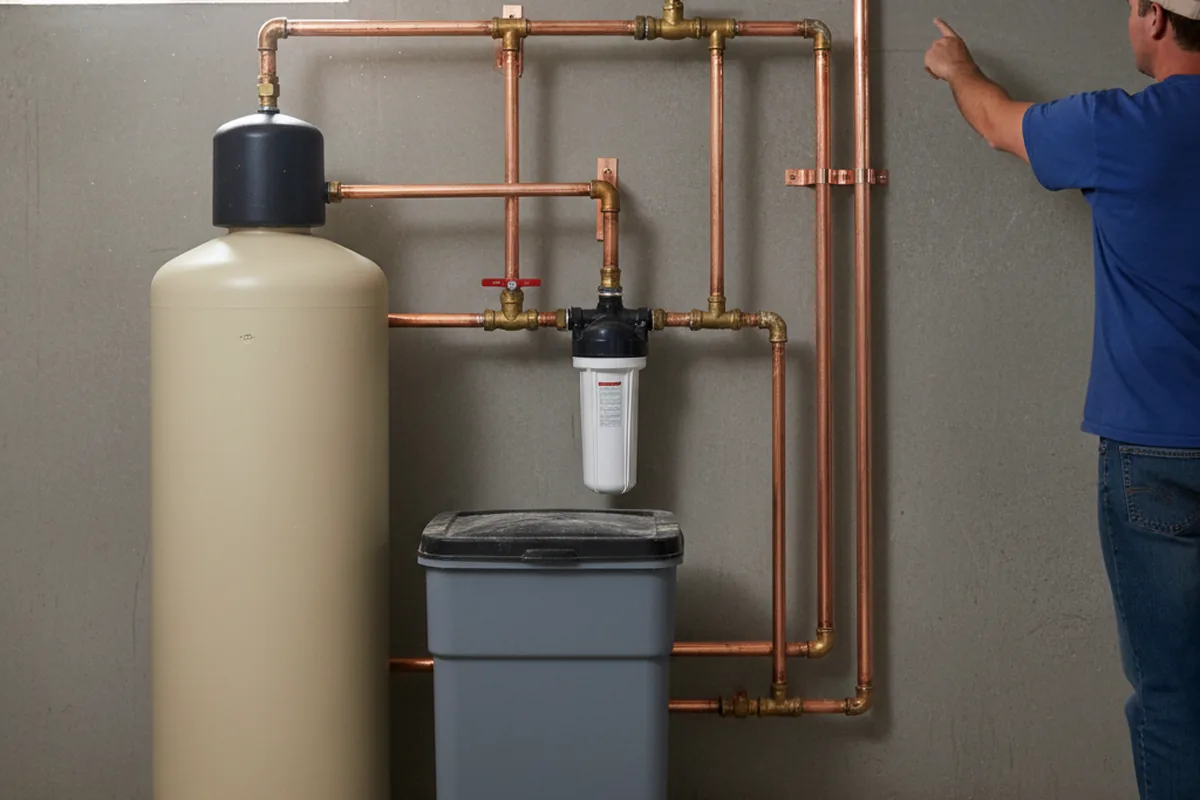 Whole-house water treatment system installed in Carver